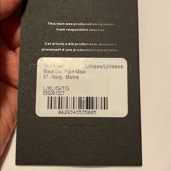 NWT Canada Goose Face Mask L/XL Navy - Picture 11 of 12